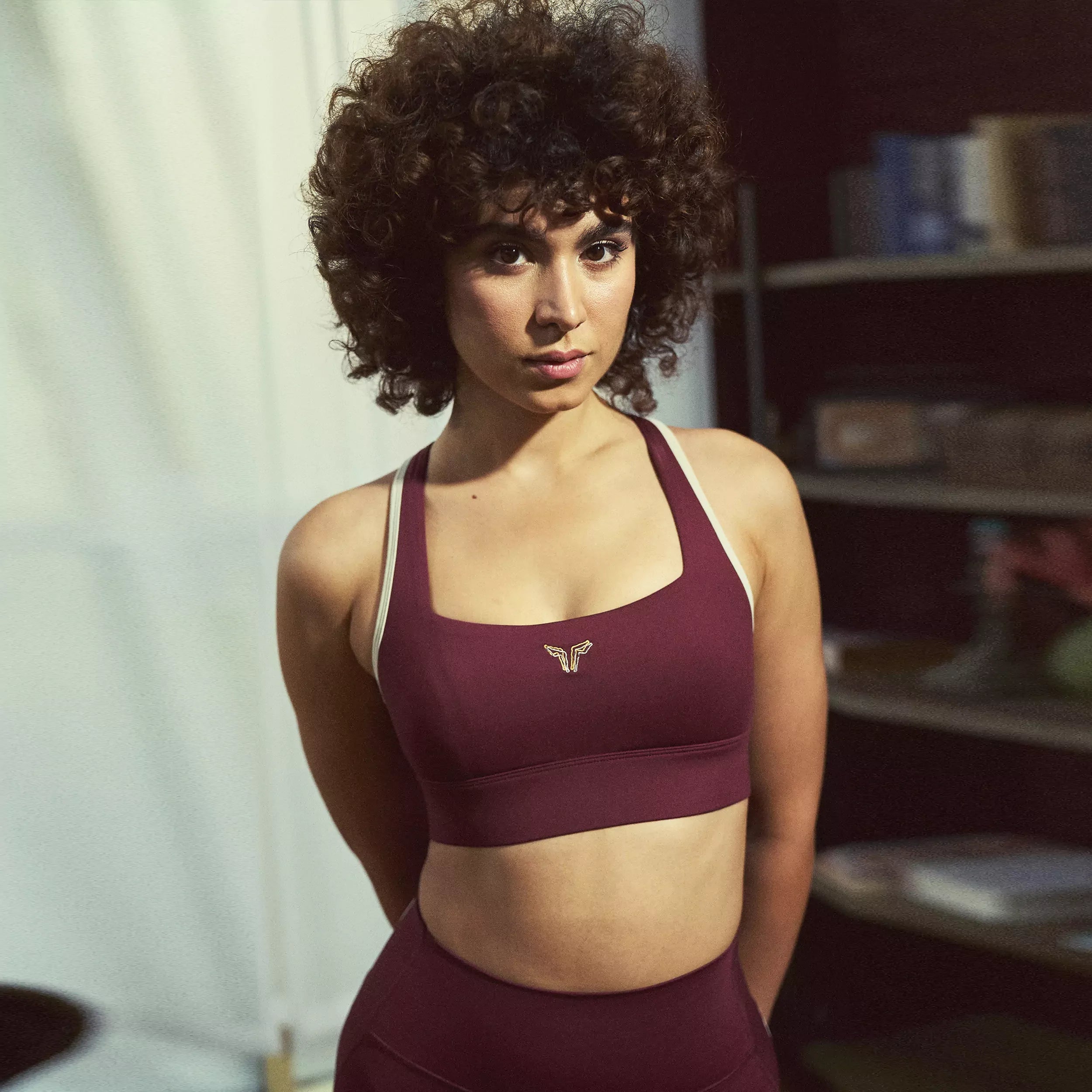 Retrograde Criss Cross Bra - Windsor Grape Seamless Push-Up Bra