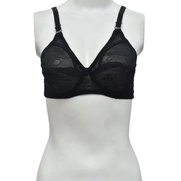 Full Net Matching Color Fancy Bra For Women Cozy Wire-Free Bra