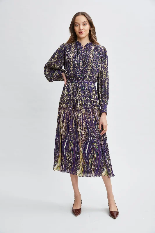 Paisley Midi Dress Fashionable Polka Dot Midi Dress