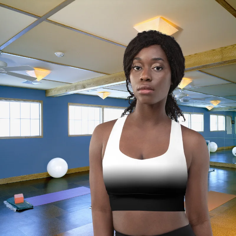 Two-Tone Yoga Fashion Trends Sports Bra Soft Lace Bralette
