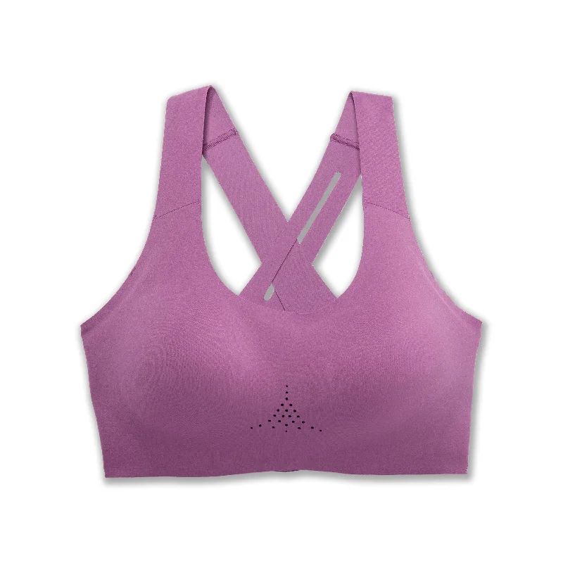 Women's Brooks Dare Crossback 2.0 Sports Bra - 350084-516 Elegant Satin Bralette
