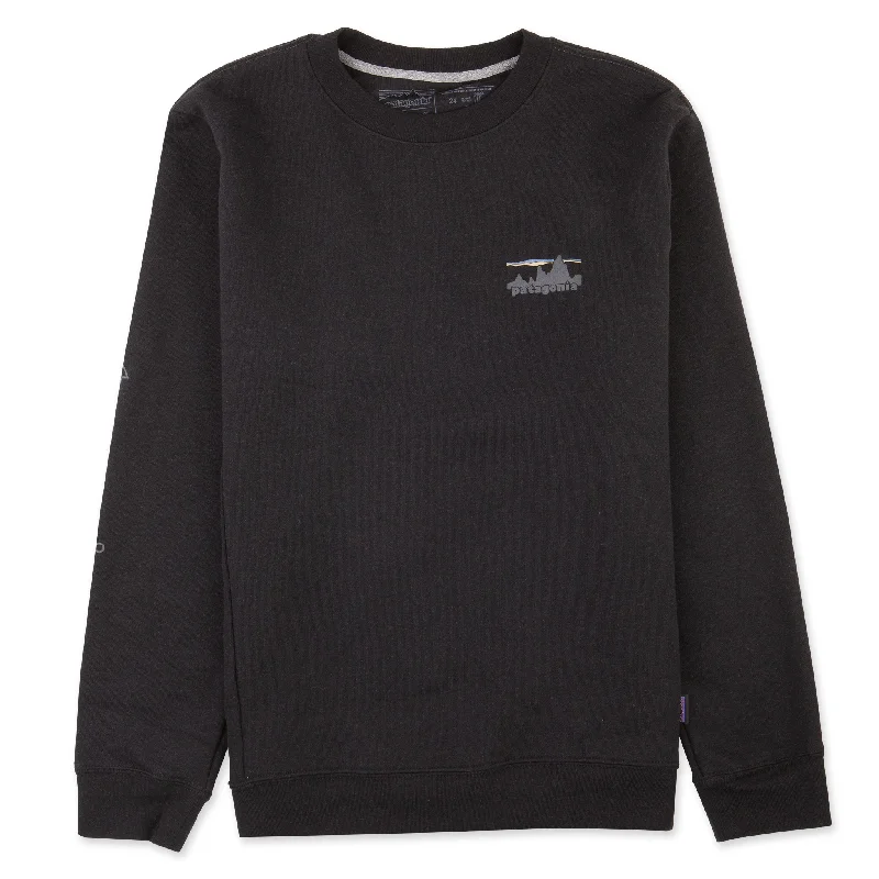 73 Skyline Uprisal Crew Sweatshirt Hoodie with Slit Hem Functional Movement