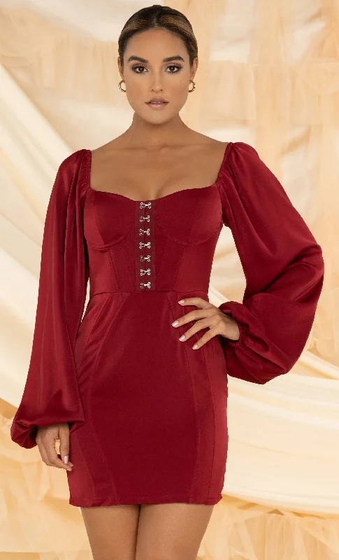 Easy To Enjoy <br><span> Red Long Lantern Sleeve Puffed Shoulder Bustier Sweetheart Neck Bodycon Mini Dress</span> Comfortable Linen Mini Dress Easy To Enjoy <br><span> Red Long Lantern Sleeve Puffed Shoulder Bustier Sweetheart Neck Bodycon Mini Dress</span> Comfortable Linen Mini Dress