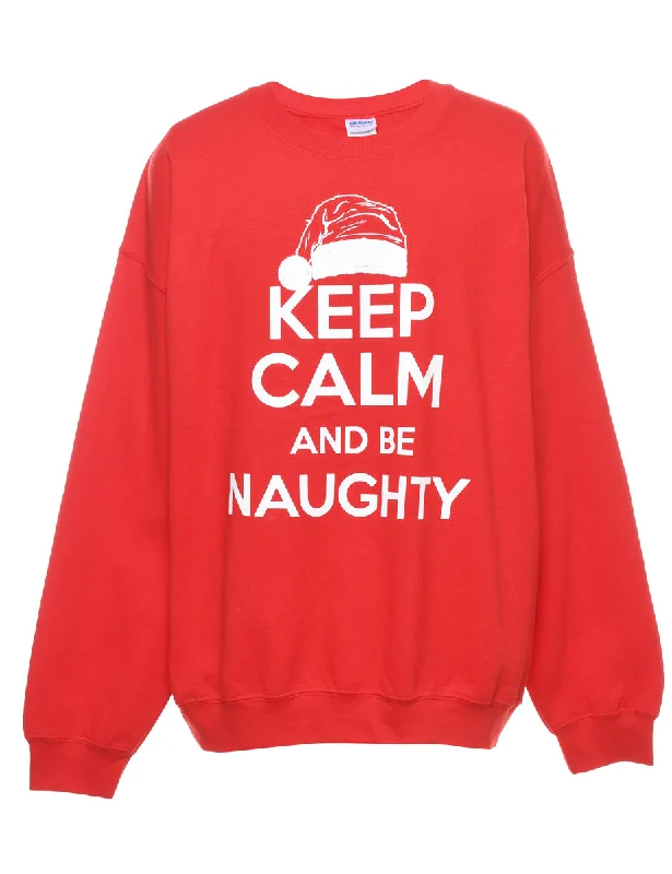 Festive Season Christmas Sweatshirt - XL Hoodie with Turtle Neck Cozy Winter
