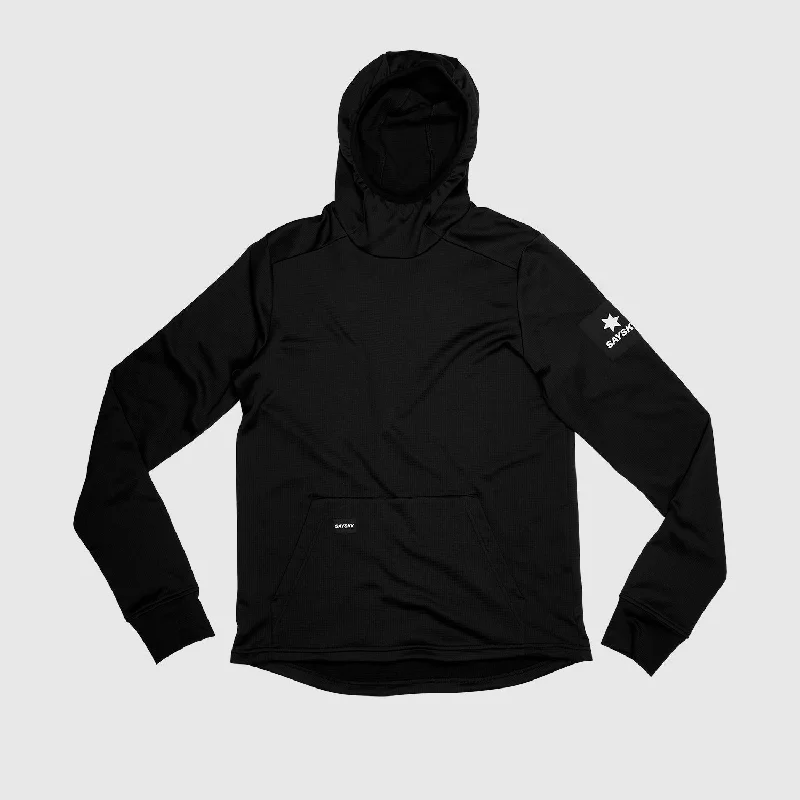 Motion Fleece Hoodie Hoodie with High Neck Warm Protective