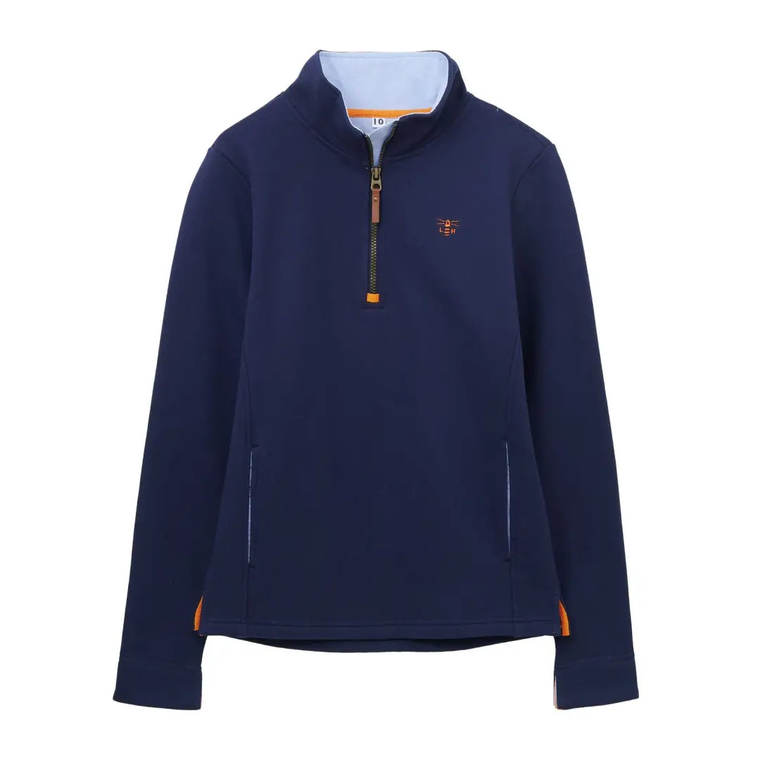Lighthouse Shore Ladies Sweatshirt Hoodie with Puffed Sleeves Voluminous Trendy