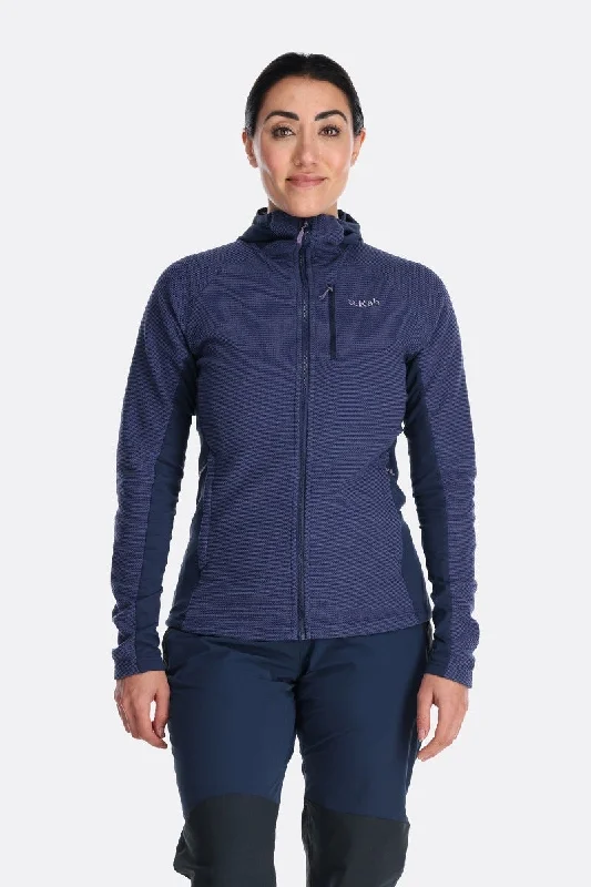 Rab Capacitor Hoody Women's Hoodie with Hem Raw Edge Edgy Unfinished