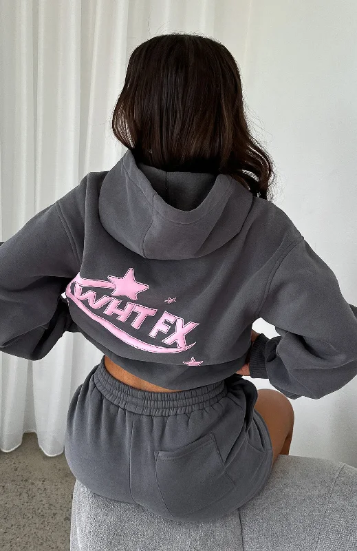 The Main Star Oversized Hoodie Volcanic Hoodie with Longline Fit Extended Stylish