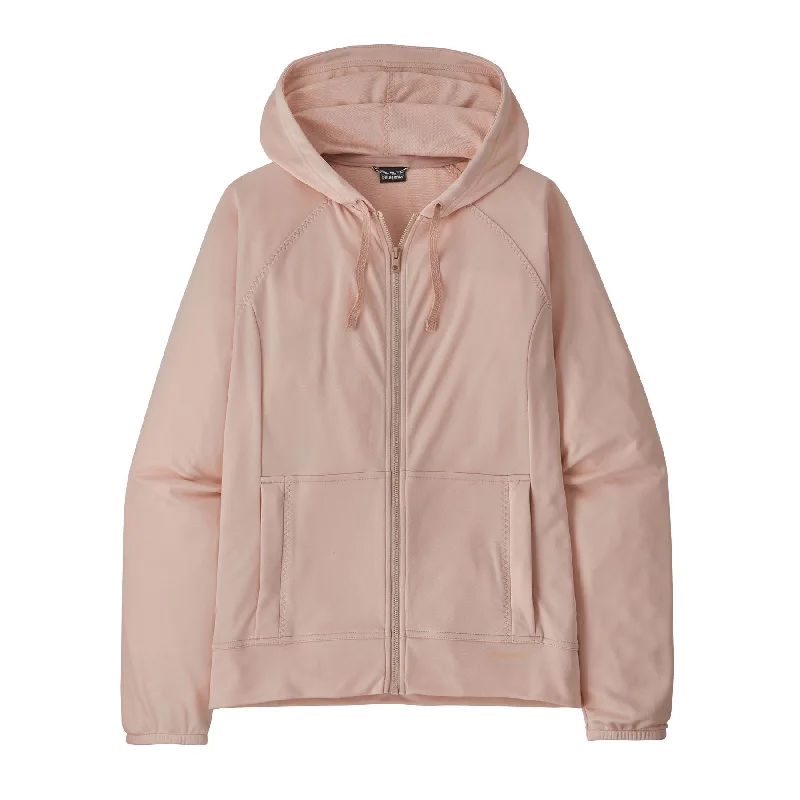 Women's Coastal Hideaway Suncover Hoody Hoodie with Tied Waist Feminine Flattering