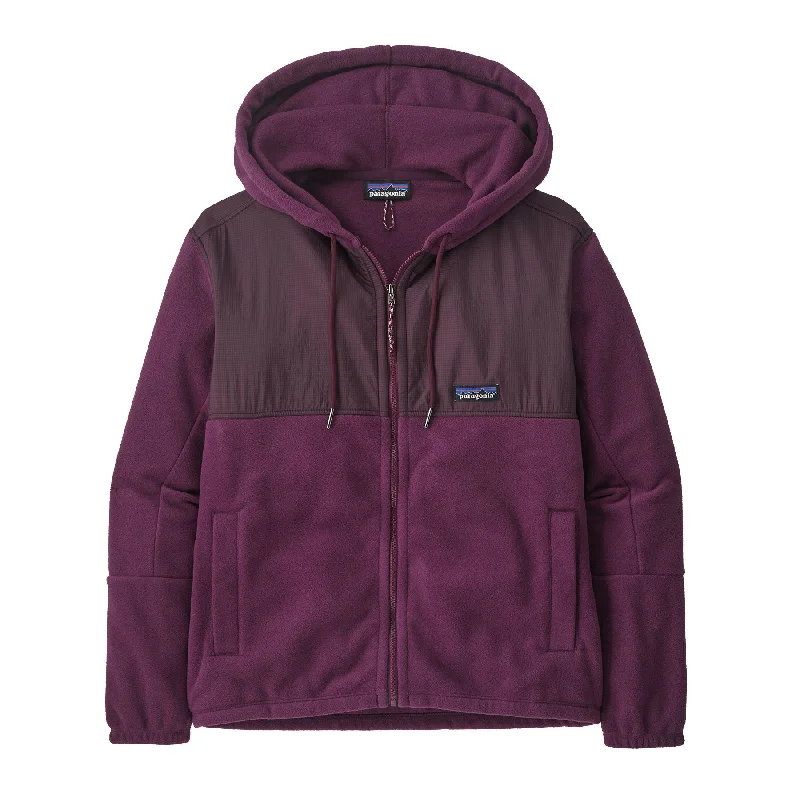 Women's Microdini Hoody Hoodie with Cuffed Sleeves Snug Secure