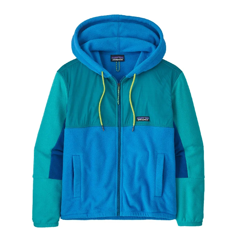 Women's Microdini Hoody Hoodie with Hem Patch Decorative Personalized