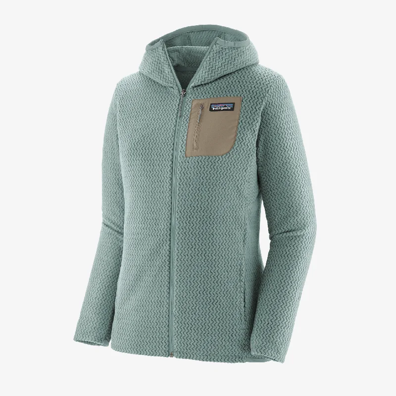 Women's R1® Air Full-Zip Hoody Hoodie with Ribbed Neckline Snug Warm