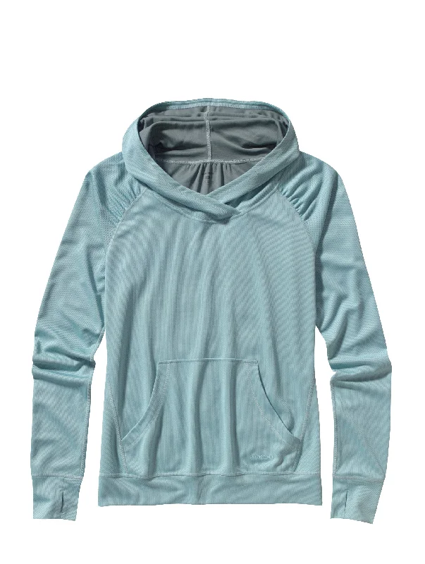 W's Sunshade Hoody Hoodie with Longline Fit Extended Stylish