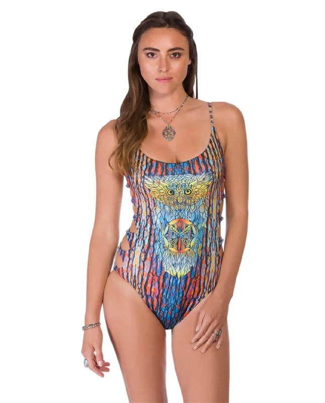 Eco Peace One Piece Swimsuit Classic Monokini Design