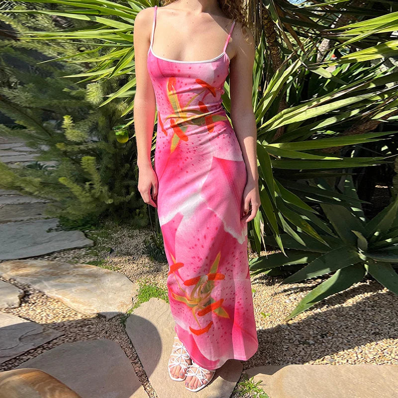 Print Spaghetti Strap Bodycon Elegant Fashion Sexy Sleeveless Club Women Dresses Maxi Dress Stylish Off-Shoulder Maxi Dress Print Spaghetti Strap Bodycon Elegant Fashion Sexy Sleeveless Club Women Dresses Maxi Dress Stylish Off-Shoulder Maxi Dress