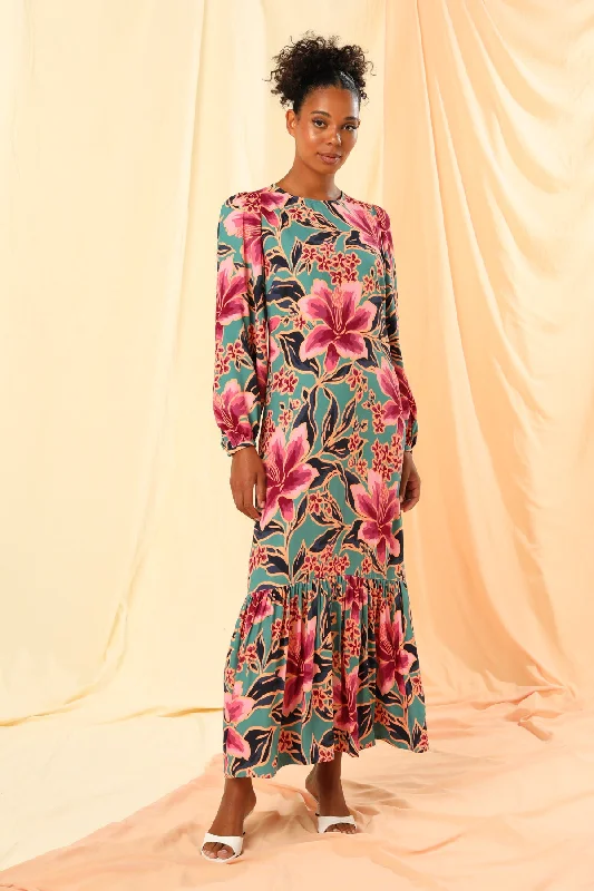 Liz Maxi Dress Chic Button-Up Maxi Dress