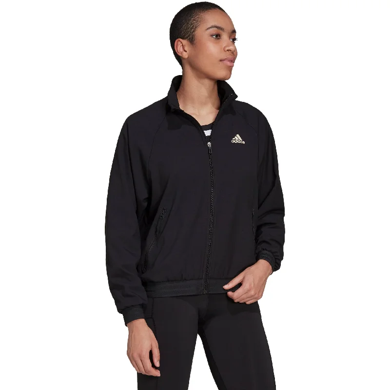 Adidas Woven Black Womens Tennis Jacket V-Neck Jacket Boat Neck Jacket Square Neck Jacket Adidas Woven Black Womens Tennis Jacket V-Neck Jacket Boat Neck Jacket Square Neck Jacket