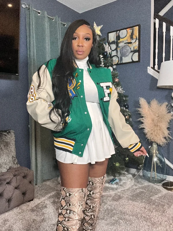 “Big Deal” Unisex Varsity Jacket Mesh Jacket Canvas Jacket Denim Jacket
