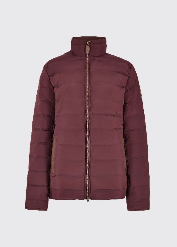 Ballinroe  Down Jacket - Currant Nylon Fabric Polyester Fabric Spandex Fabric