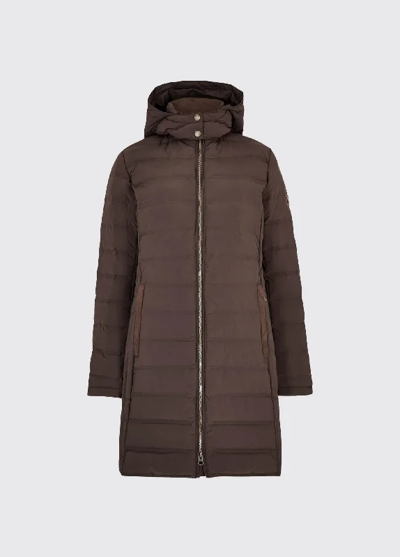 Ballybrophy Quilted Jacket - Peat Tailored Jacket Straight Jacket A-Line Jacket