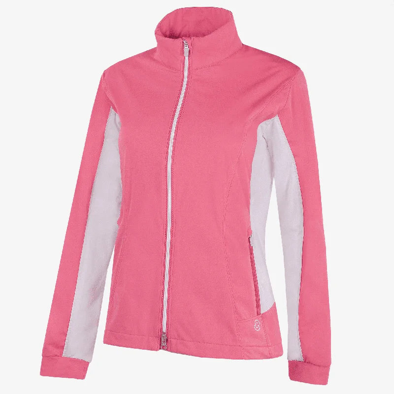 Larissa - Windproof and water repellent golf jacket Hooded Jacket Caped Jacket Shawl Collar Jacket Larissa - Windproof and water repellent golf jacket Hooded Jacket Caped Jacket Shawl Collar Jacket