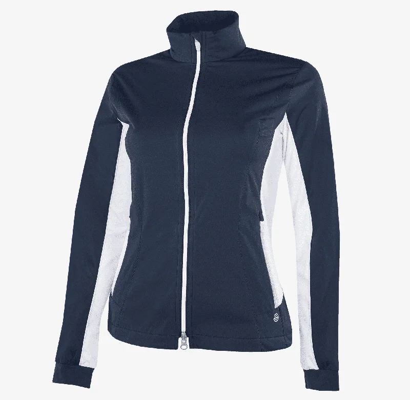 Larissa - Windproof and water repellent golf jacket Fitted Jacket Loose Jacket Oversized Jacket Larissa - Windproof and water repellent golf jacket Fitted Jacket Loose Jacket Oversized Jacket