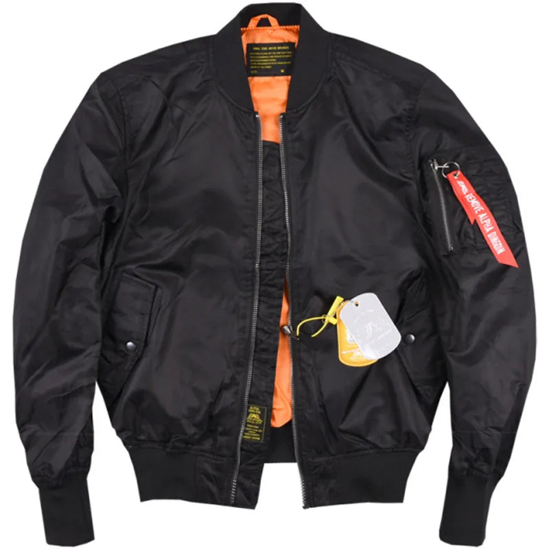 Thin Unisex Military Bomber Jacket Rayon Jacket Velvet Jacket Corduroy Jacket