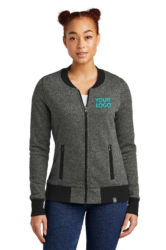 New Era Ladies French Terry Jackets, Black Twist/ Black Collared Jacket Crew Neck Jacket Turtle Neck Jacket New Era Ladies French Terry Jackets, Black Twist/ Black Collared Jacket Crew Neck Jacket Turtle Neck Jacket