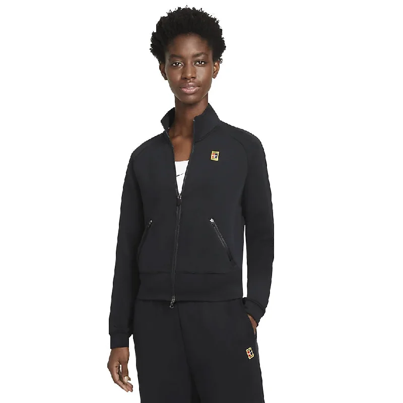 NikeCourt Heritage Full Zip Womens Tennis Jacket Tiered Jacket Buttoned Jacket Zippered Jacket