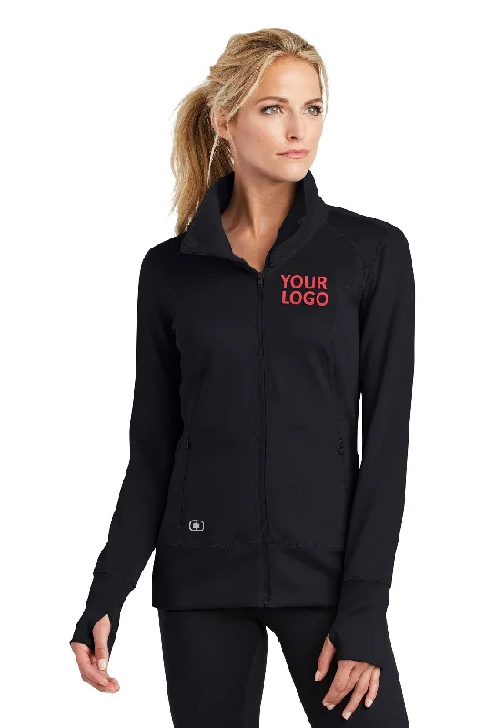 OGIO ENDURANCE Ladies Fulcrum Custom Jackets, Blacktop Trench Coat Raincoat Waterproof Jacket OGIO ENDURANCE Ladies Fulcrum Custom Jackets, Blacktop Trench Coat Raincoat Waterproof Jacket