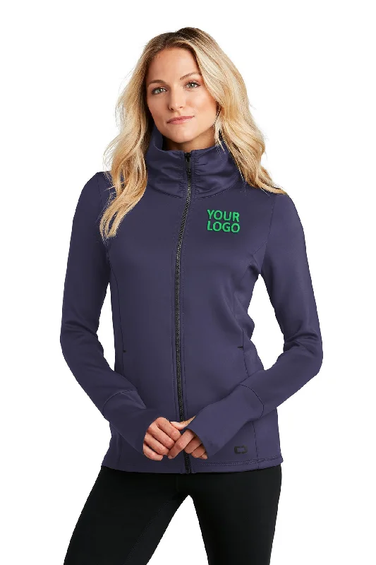 OGIO ENDURANCE Ladies Modern Performance Branded Jackets, Navy Notch Collar Jacket Peter Pan Collar Jacket Cowl Neck Jacket OGIO ENDURANCE Ladies Modern Performance Branded Jackets, Navy Notch Collar Jacket Peter Pan Collar Jacket Cowl Neck Jacket