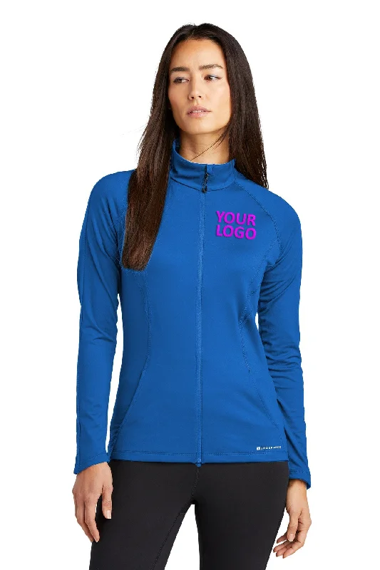 OGIO ENDURANCE Ladies Customized Radius Jackets, Electric Blue Collared Jacket Crew Neck Jacket Turtle Neck Jacket OGIO ENDURANCE Ladies Customized Radius Jackets, Electric Blue Collared Jacket Crew Neck Jacket Turtle Neck Jacket