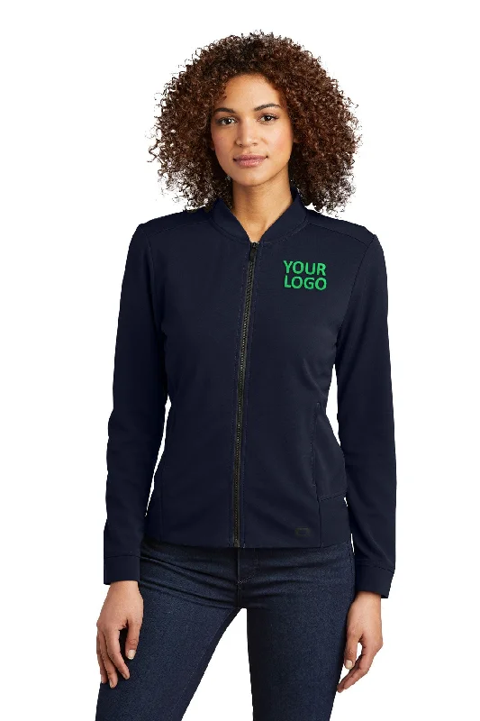 OGIO Ladies Hinge Customzied Jackets, River Blue Nvy Knit Jacket Woven Jacket Fleece Jacket OGIO Ladies Hinge Customzied Jackets, River Blue Nvy Knit Jacket Woven Jacket Fleece Jacket