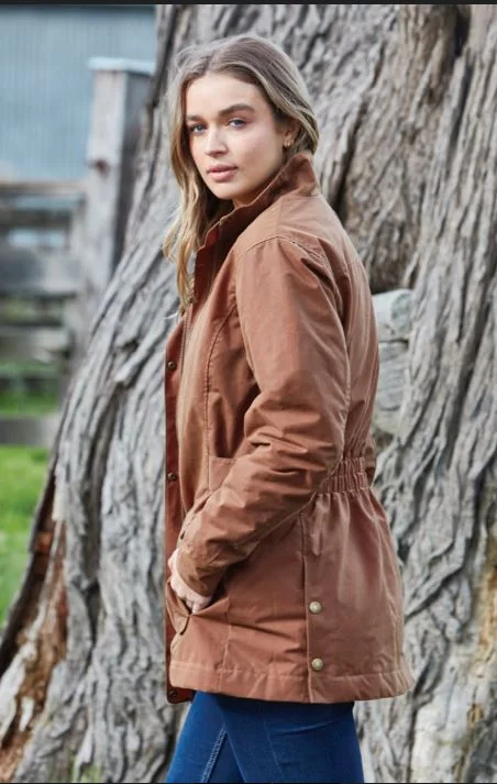 Darling Jacket - Oil Skin Jacket Toggled Jacket Drawstring Jacket Belted Jacket