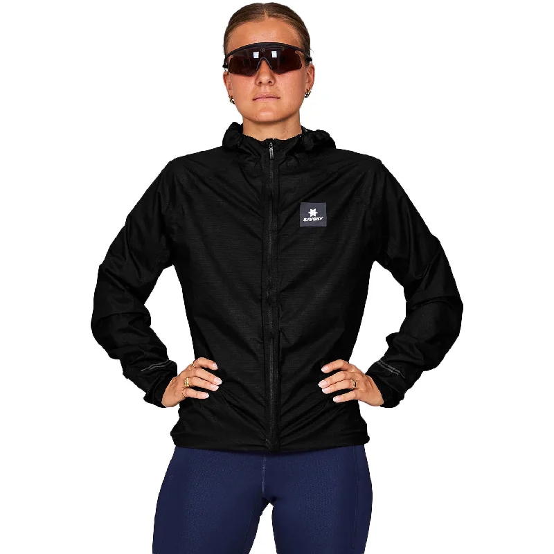 SAYSKY Flow 2.5L Waterproof Jacket Black Rayon Fabric Velvet Fabric Corduroy Fabric
