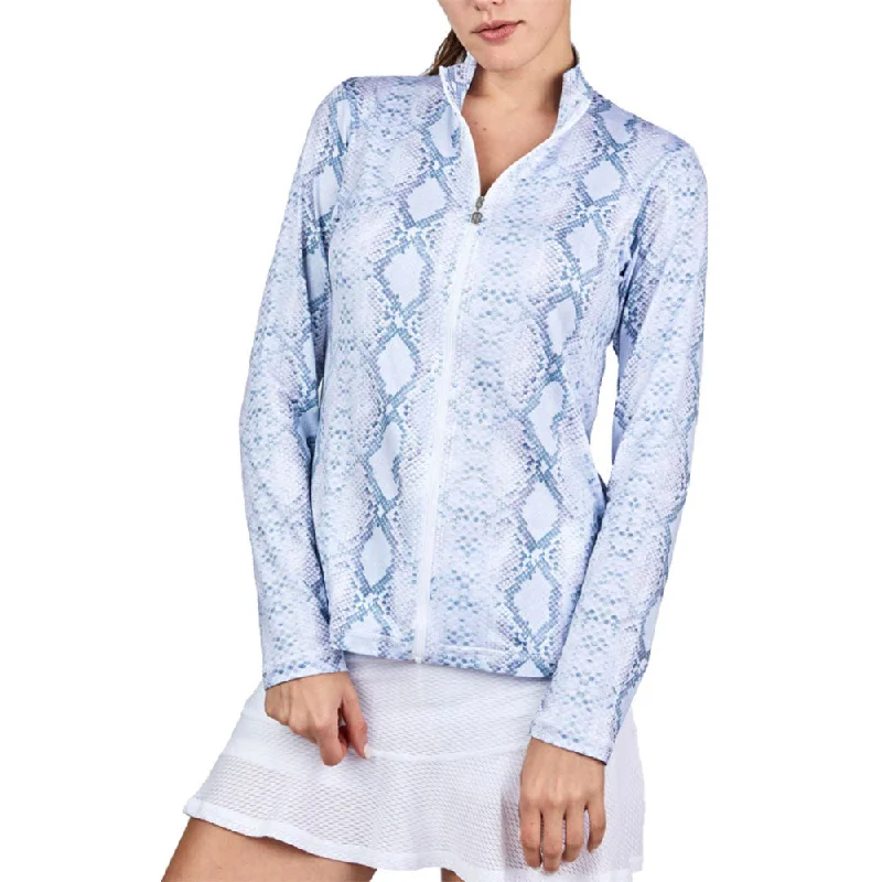 Sofibella UV Feather Womens Tennis Jacket Mesh Jacket Canvas Jacket Denim Jacket