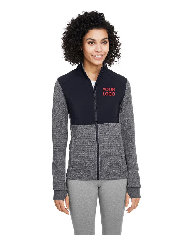 Spyder Ladies' Pursuit Commuter Jackets, Black Hthr Blk Zippered Jacket Buttoned Jacket Snapped Jacket Spyder Ladies' Pursuit Commuter Jackets, Black Hthr Blk Zippered Jacket Buttoned Jacket Snapped Jacket