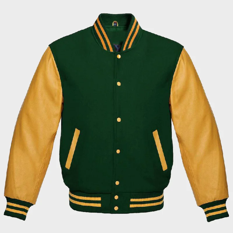 Varsity Jacket Womens Green And Yellow Embroidered Jacket Appliqued Jacket Beaded Jacket Varsity Jacket Womens Green And Yellow Embroidered Jacket Appliqued Jacket Beaded Jacket