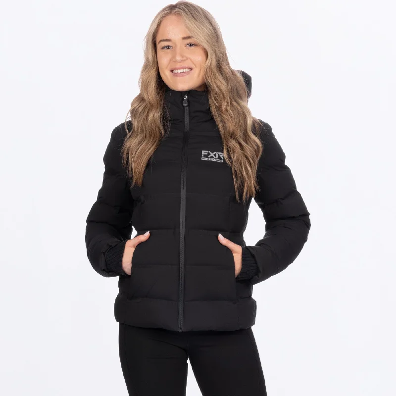 Women's Elevation Pro Down Jacket Plaid Jacket Tartan Jacket Houndstooth Jacket