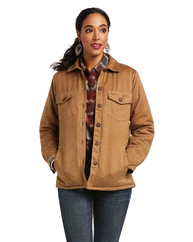 Women's Slap Faux Suede Shirt Jacket Wool Jacket Cashmere Jacket Tweed Jacket
