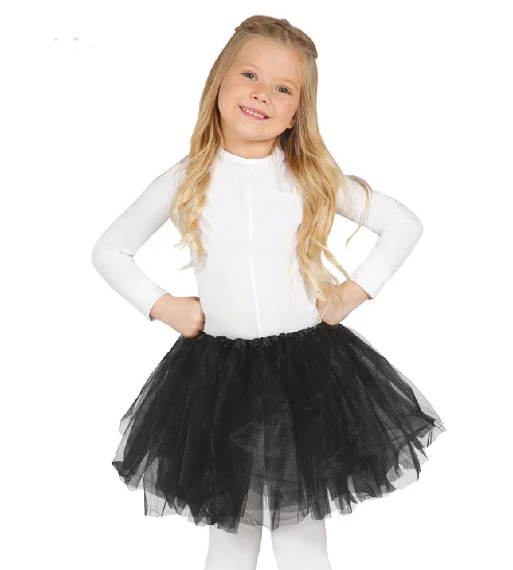 Black Tulle Tutu Skirt Kids linen skirt relaxed