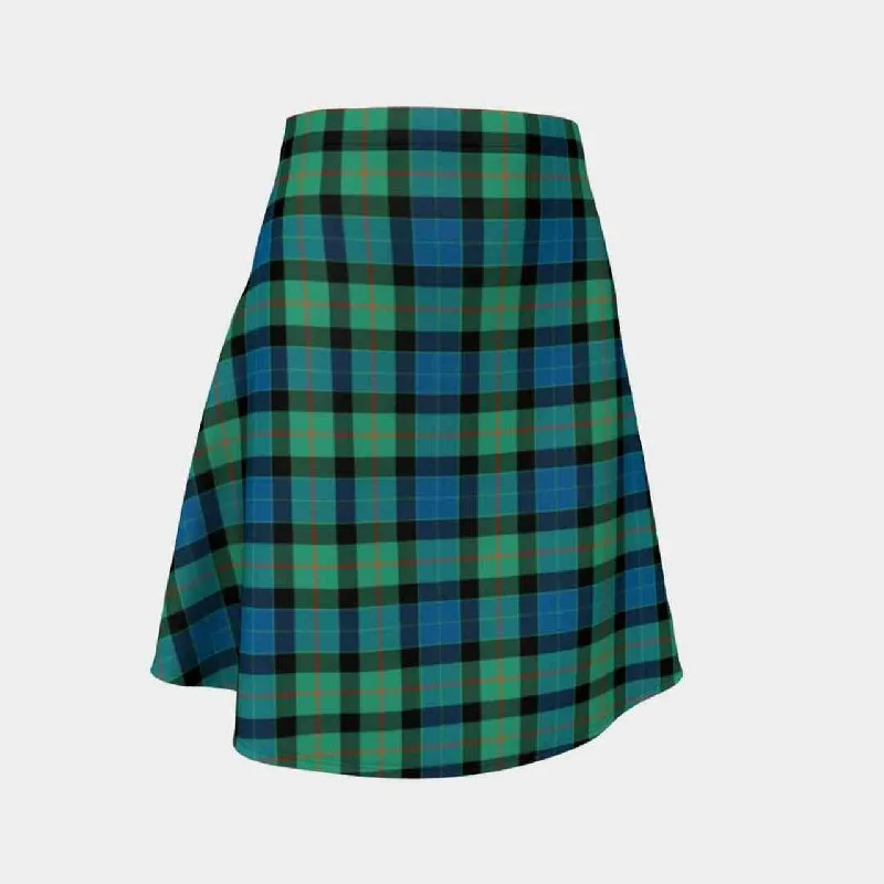 Gunn Ancient Tartan Flared Skirt lace skirt romantic