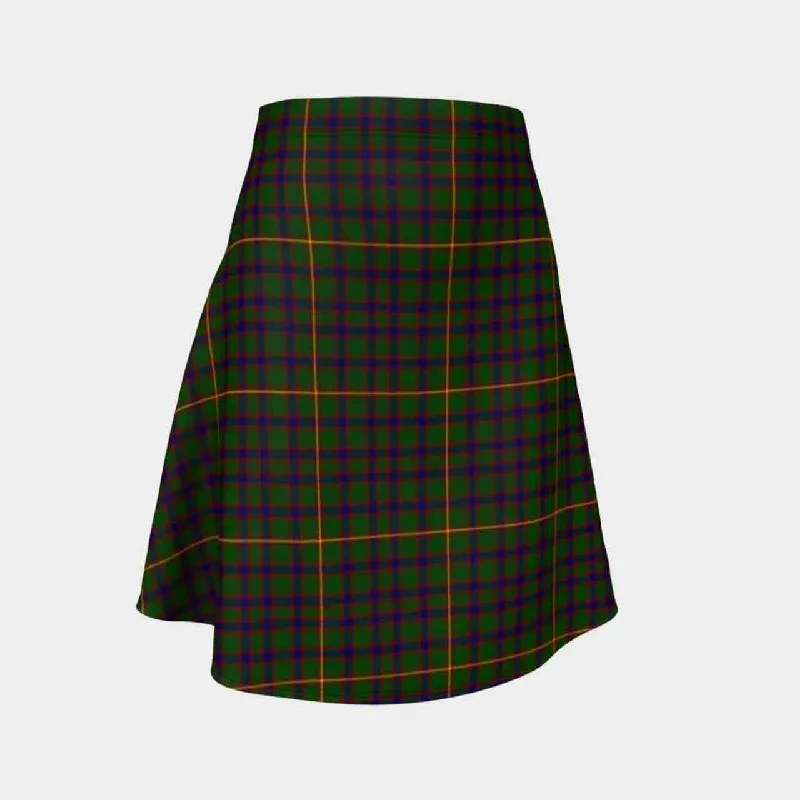 Hall Tartan Flared Skirt patchwork skirt art