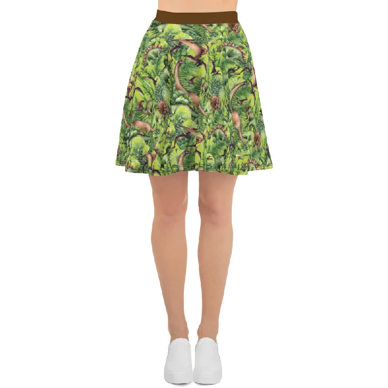 Jurassic Forest - Women's Dinosaur Skirt lace skirt romantic