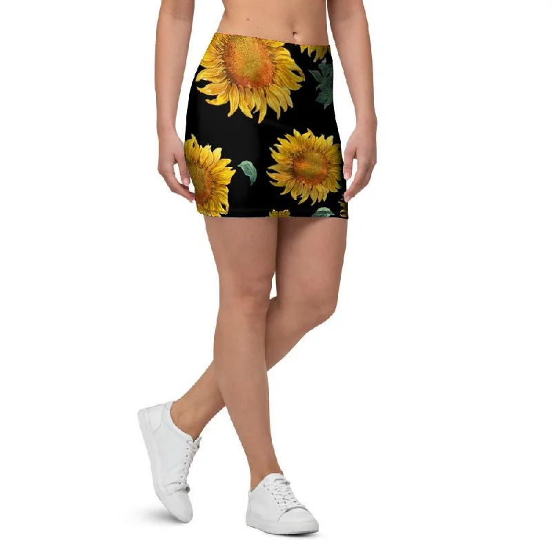 Sunflower Mini Skirt lightweight skirt design