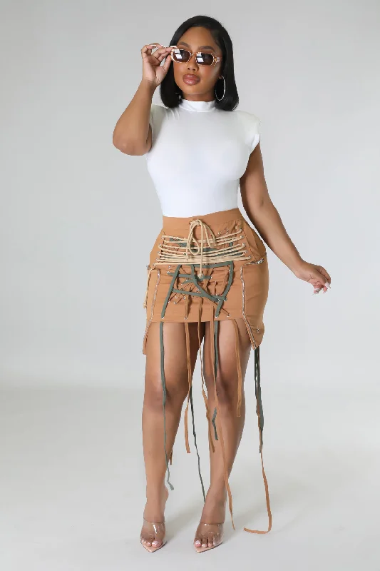 Karter Skirt linen skirt relaxed