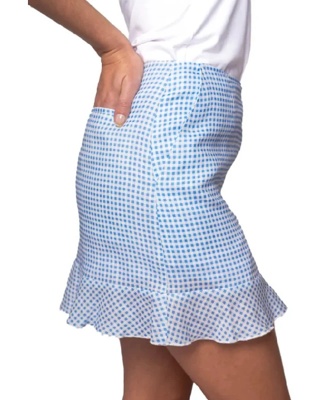 Golftini Printed & Patterned PERSONAL BEST SKORT 17.5" leather skirt refined