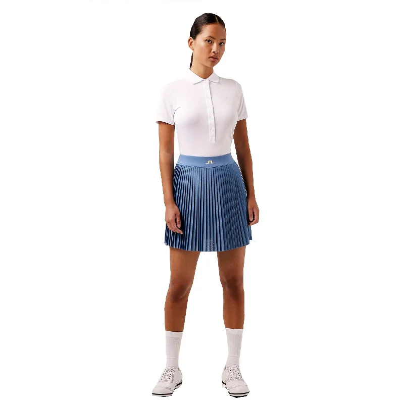 J. Lindeberg Binx Captains Blue Womens Golf Skort cashmere skirt fine