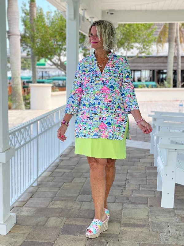 KEY LIME SKORT midi skirt versatile