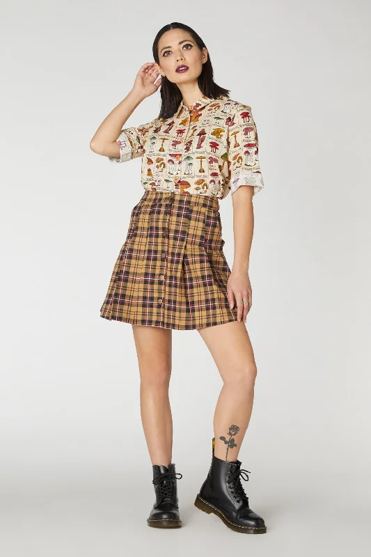 Life Finds A Way Skirt cotton skirt soft